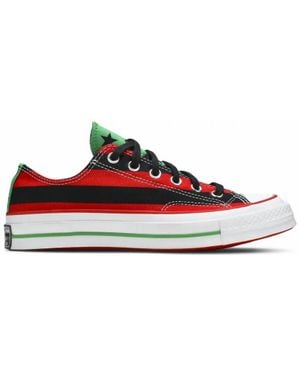 Converse Denim Tears Pan African Flag Chuck 70 Sneakers - Black