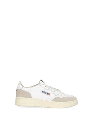 Autry Medalist Low Leather Sneakers - White
