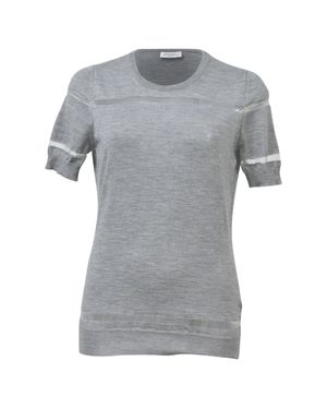 Viktor & Rolf Mesh Stripe Top - Gray