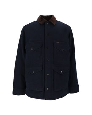 Filson Corduroy-Collar Spokane Insulated Cruiser Jacket - Blue