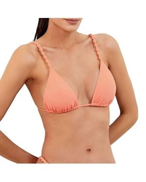 ViX Solid Beads Tri Top - Pink