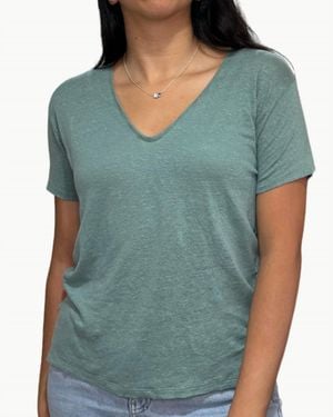 Hartford Torama Knit T-Shirt - Blue