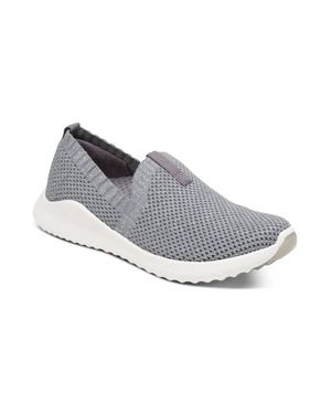 Aetrex Angie S/O Sneakers - Gray
