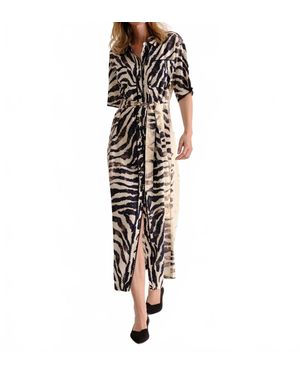 Cartolina Nantucket Lucia Midi Dress - Black