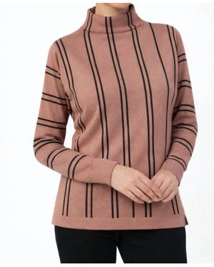 J'Envie/Eli Oslo Funnelneck Sweater - Pink