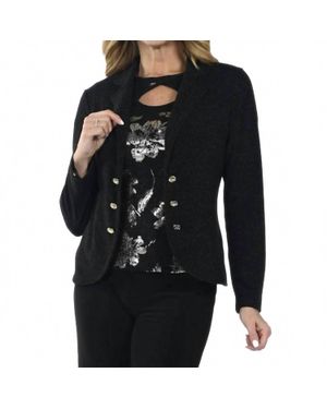FRANK LYMAN Knit Jacket - Black