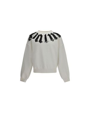 Palm Angels Cotton Sweatshirt - Gray