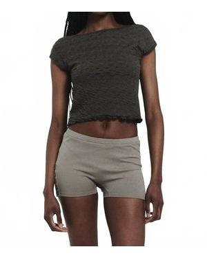 Find Me Now Low Back Top - Black
