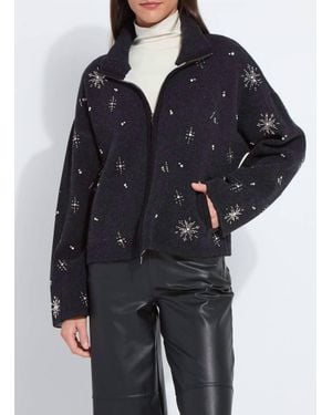Lyssé Scottie Embellished Knit Jacket - Black