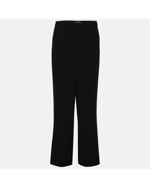 Elena Miro Crepe Wide Leg Pants - Black