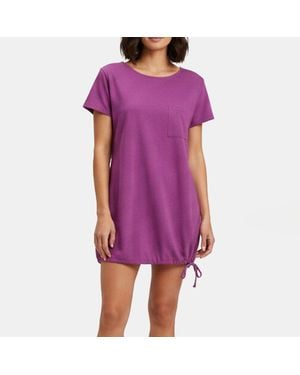 424 Marina Sport By Marina Rinaldi Jersey Short Sleeve Top - Purple