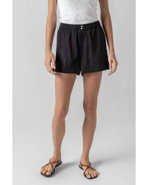 Lilla P Faux Fly Shorts - Black