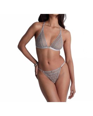 Aubade Stardust Dream Bralette Triangle - Brown