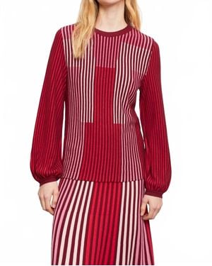 Aldo Martin's Logan Sweater Top - Red