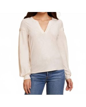 Nation Ltd Rooney Long Sleeve Top - White