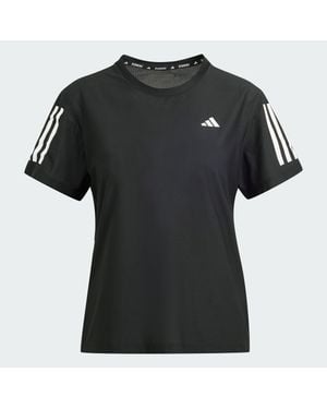 adidas Own The Run T-Shirt - Black