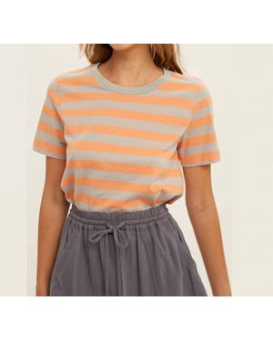 Wishlist Stripe Tee - Gray