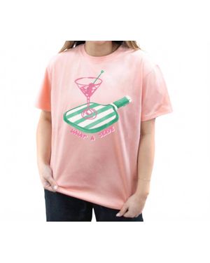 Southern Grace What A Serve! Pickleball Tshirt - Pink