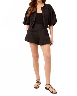 Marie Oliver Roxy Pull-On Short - Black