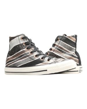 Converse Chuck Taylor All Star Hi Stripe Dolphin Sneaker - Black