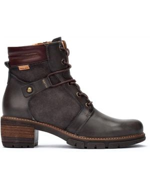 Pikolinos San Sebastia Heeled Ankle Boots - Black