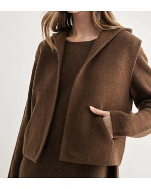 Joh Selene Knitted Sweater Vest - Brown