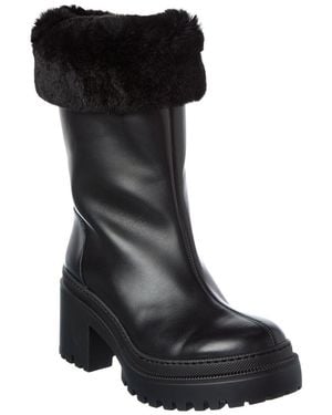 Giuseppe Zanotti Martini 50 Leather Boot - Black