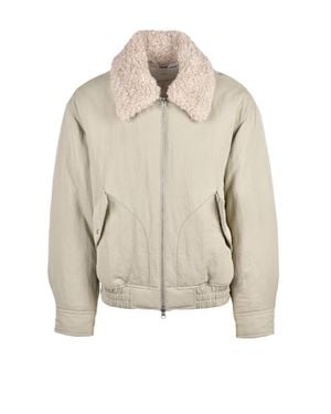 DUNST Quilted Nylon Jacket - Natural