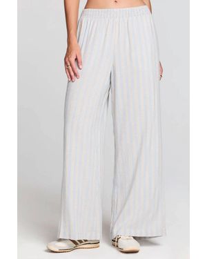 Saltwater Luxe Lionette Striped Pant - White