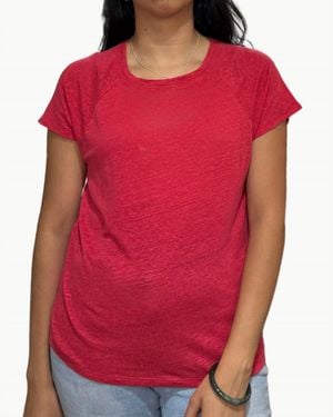 Hartford Telcy Knit T-Shirt - Red