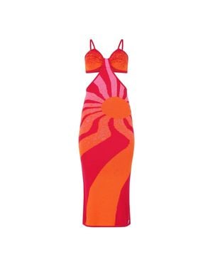 ANNAISS YUCRA Sunshine Dress - Red