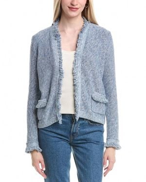J.McLaughlin Simone Cotton Cardigan - Blue