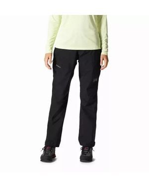 Mountain Hardwear Exposure/2 Paclite Pants Straight Leg Erk1679 - Black