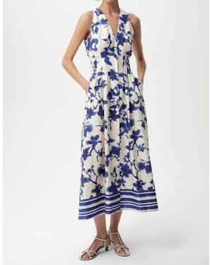 Exquise Zeta Midi Dress - Blue