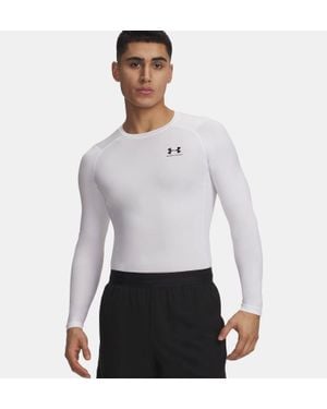Under Armour Heatgear Compression Shirt Stretch Performance Frog651 - White