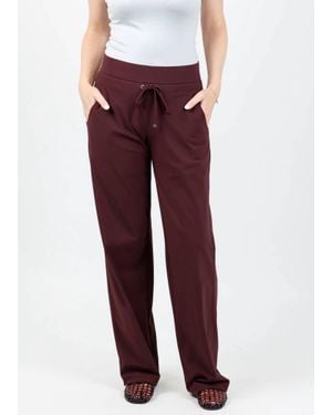 RAFFAELLO ROSSI Candice Straight Leg Pants - Red