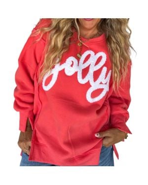 Blakeley Jolly Holiday Pullover - Red