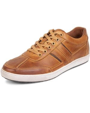 Kenneth Cole Sprinter Leather Comfort Fashion Sneakers - Brown