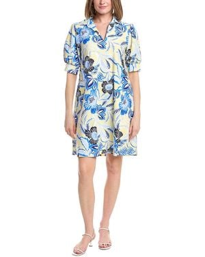 Jude Connally Emerson Long Swing Dress - Blue