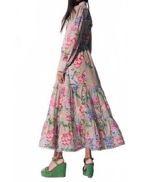 Charo Ruiz Lotus Long Dress - White