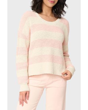 Sanctuary Scoop Neck Sweater - Natural