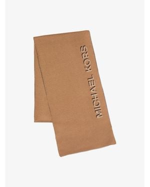 Michael Kors Jacquard Scarf - Natural