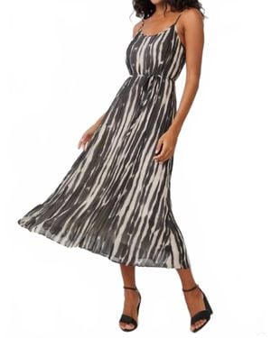 Bella Dahl Midi Pleated Cami Dress - Brown