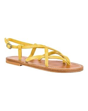 K. Jacques Bleuet F Scaramel Bg Tejus Mais Sandals - Yellow