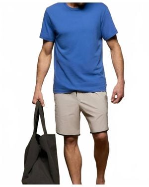 James Perse Short Sleeve Crew Neck Tee - Blue