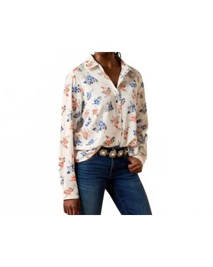 Ariat Homestyle Long Sleeved Shirt - Blue
