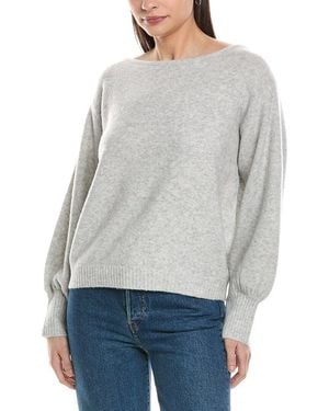 WeWoreWhat Balloon Sleeve Wool-Blend Sweater - Gray