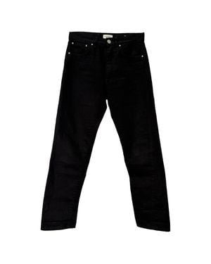 TOTEME Straight Denim Pants - Black