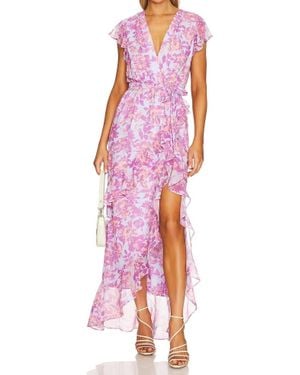 Amanda Uprichard Johanna Maxi Dress - Pink