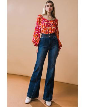 TRUEDAMES Grand Party Denim Jeans - Blue